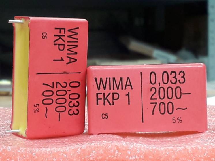 Конденсатор пленочный WIMA FKP 33nF (0,033uF) 5% 2000V - 45грн/шт