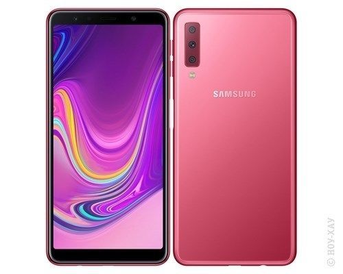 Смартфон Samsung A750F Galaxy A7 2018 4/64Gb Pink 1 год гарантии!