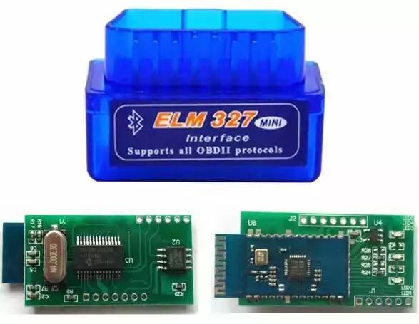 Сканер ELM327 Bluetooth версия 1.5 две платы на чипе PICI8F25K80