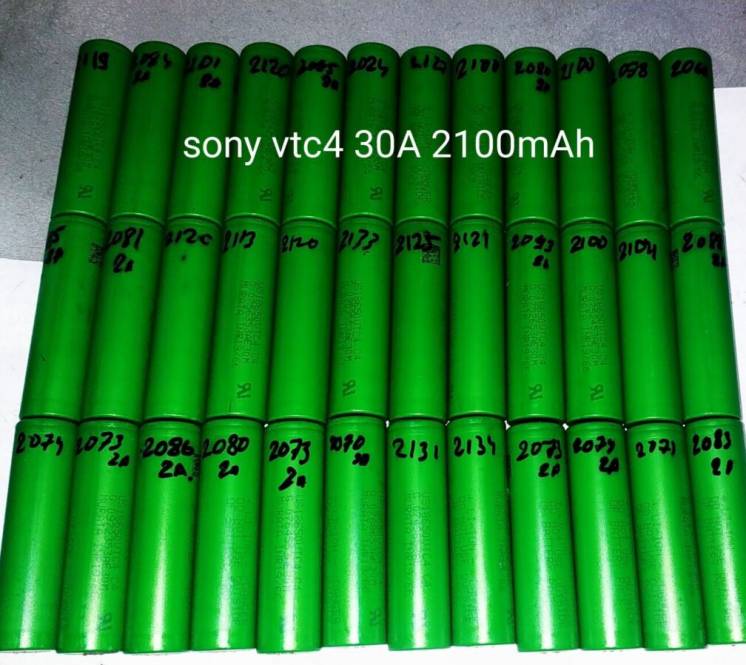 Высокотоковые 18650 Li-ion Sony Us18650 Vtc4 2100 мач