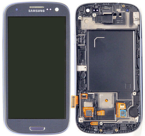 Дисплейный модуль Samsung I9300 (galaxy S3)  с рамкой  (tft)