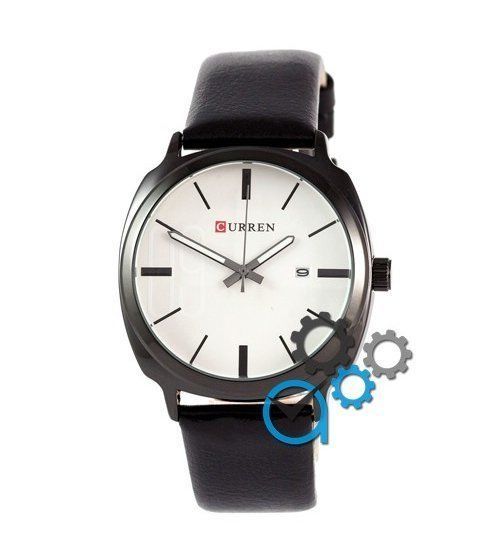 Часы Curren Black-Black White Dial