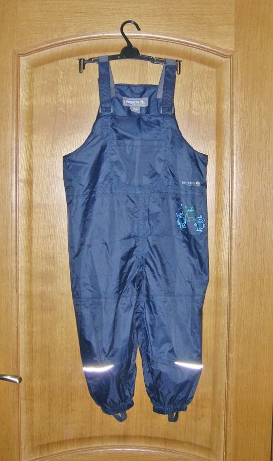Детский непромокаемый комбинезон, штаны со шлейками Regatta. 3-4 года