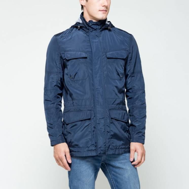 Шикарная куртка sela xl цвет-темно синий (воронье крыло), новая с бирк