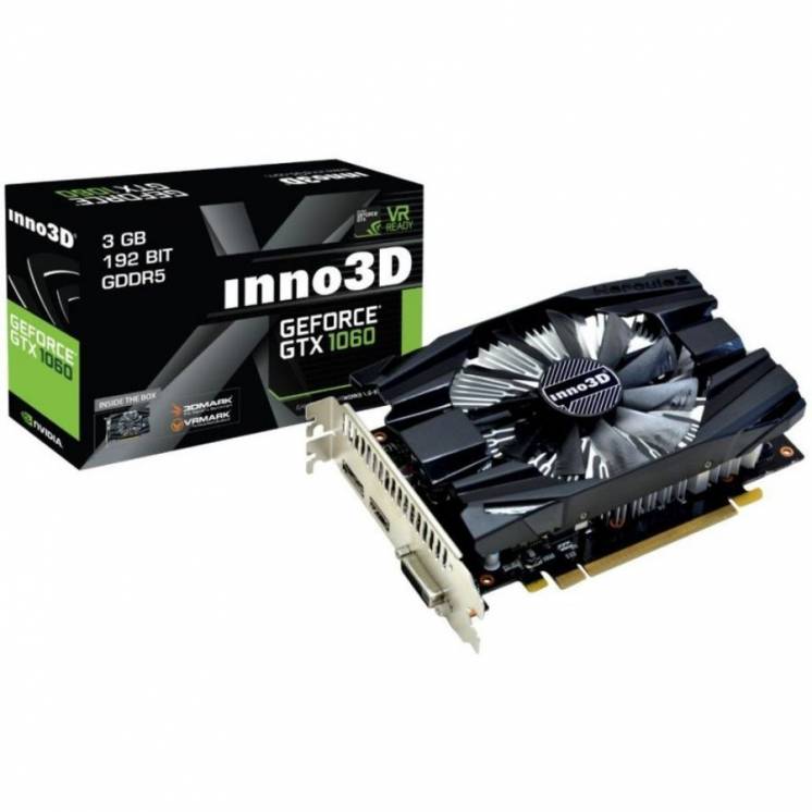 Видеокарта Inno3D GeForce GTX1060 6Gb Compact (N1060-6DDN-L5GM)
