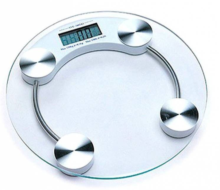 Напольные электронные весы круглые до 180 кг