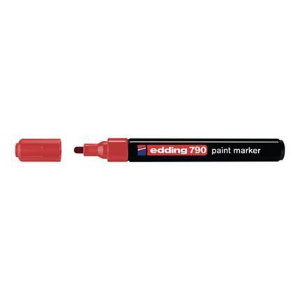 Красный лаковый маркер Edding E-790