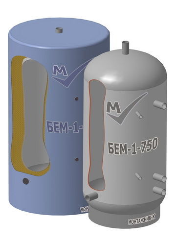 Буферная емкость БЕМ-1-750 из углеродистой стали
