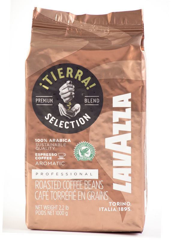 Кофе в зернах Lavazza Tierra, 1кг (100% арабика)