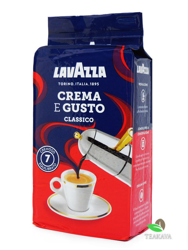 Кофе молотый Lavazza Crema e Gusto Classico, 250 г (30/70)