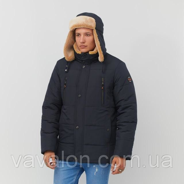 Куртка мужская зимняя (зима 2018) Шапка 238