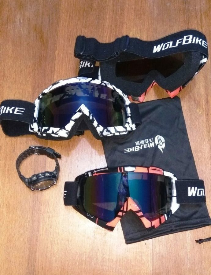Лыжные очки/горнолыжная маска качество WolfBike UV400 антизапотеватель