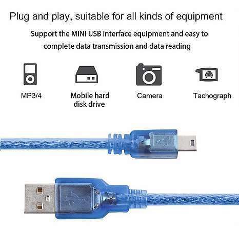 USB mini 30см 0.3м мини юсб кабель данных качественный data заряда