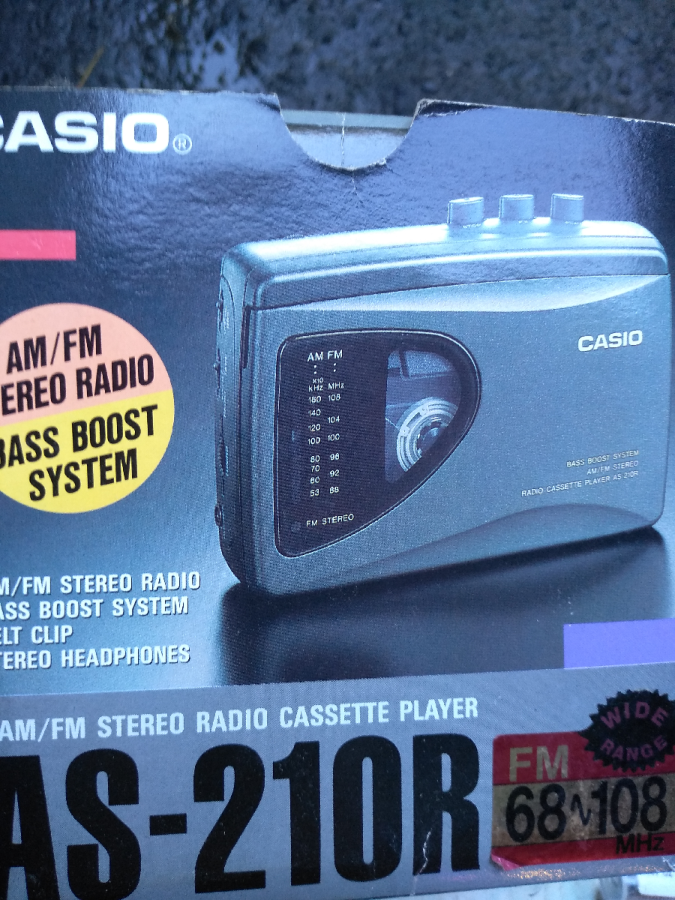 Кассетный плеер CASIO AS-210R +FM