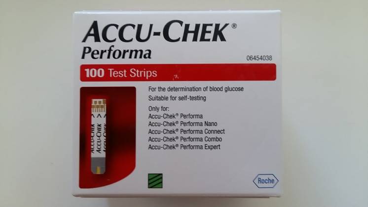 Тест-полоски для глюкометра Accu Chek Performa- Accu-chek Inform