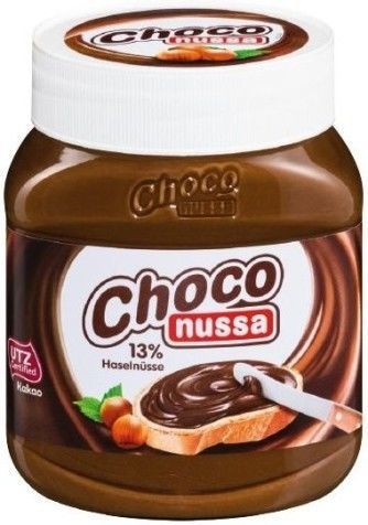 Шоколадно-ореховая паста Choco Nussa 400г
