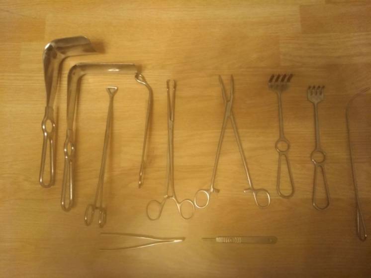 Инструменты хирургические, гинекологические