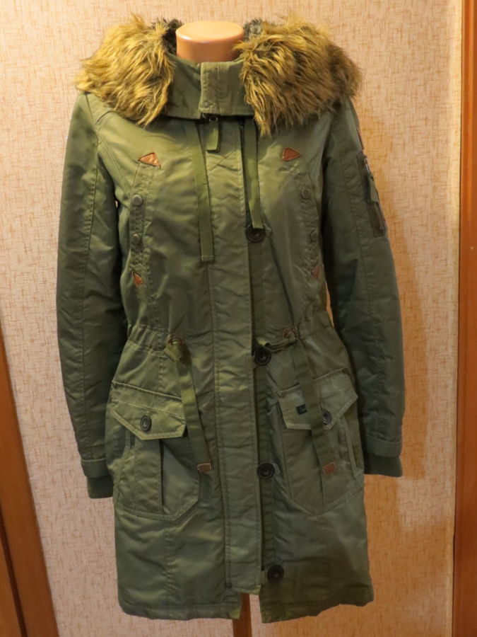 Куртка Аляска Парка Parka Cordon Jeans зимняя женская р. XS