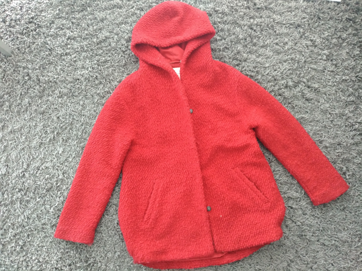 Пальто полупальто Zara knitwear кофта с капюшоном 164 см 14 размер 