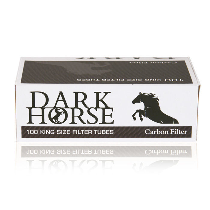 Гильзы для самокруток DARK HORSE Carbon пач/100 в ДымЛюкс