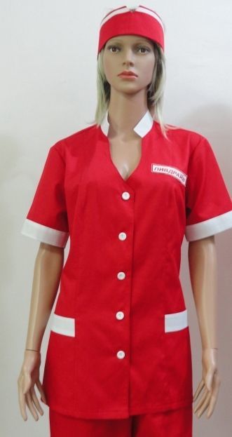 Униформа продавца (красного цвета)