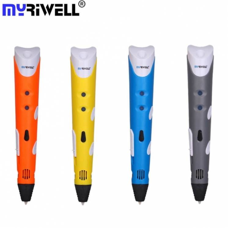 3D ручка MYRIWELL RP-100A + Набор PLA пластика в подарок
