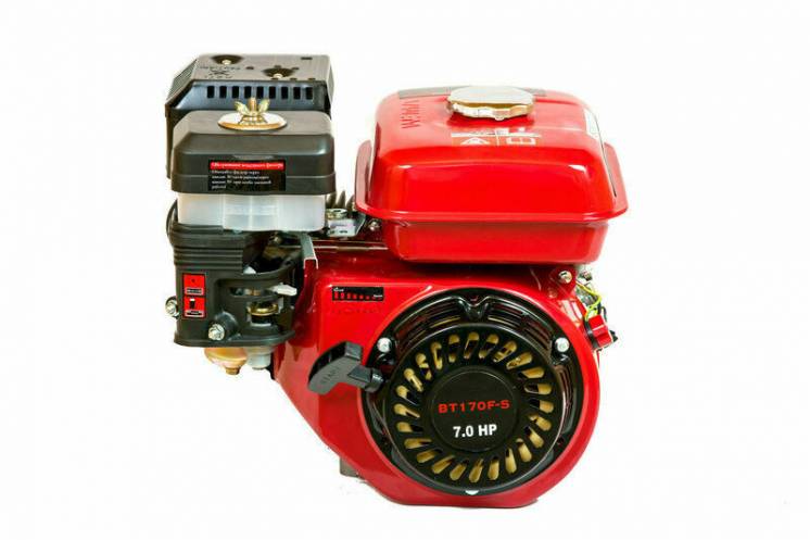 Двигатель WEIMA(Вейма) BT170F-S (бензин,7,0 л.с.под шпонку, ручной ста