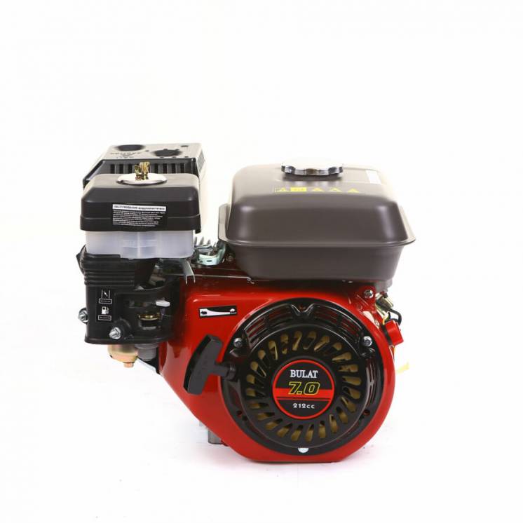 Двигатель бензиновый BULAT BW170F-S (бензин, 7 л.с., вал шпонка 20мм,р