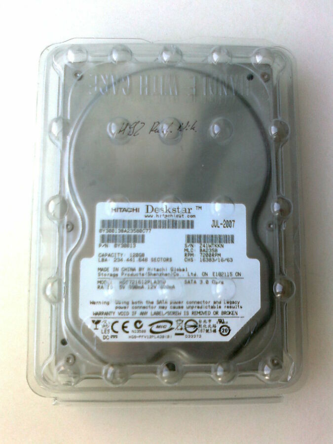 Жесткий диск HitachiDeskstar120GB