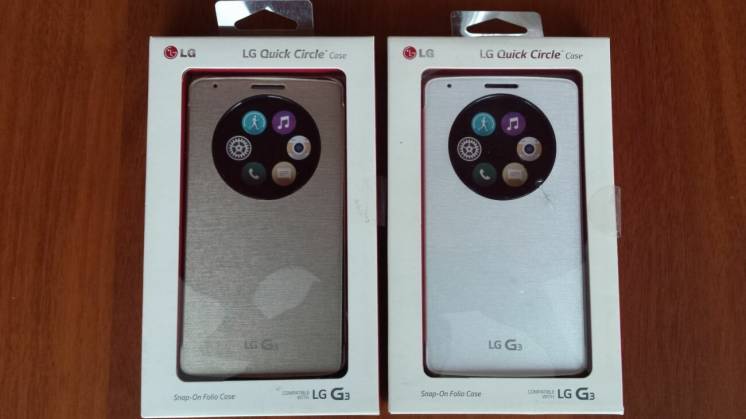Чохол-книжка LG QuickCircle Case для LG G3, оригінал