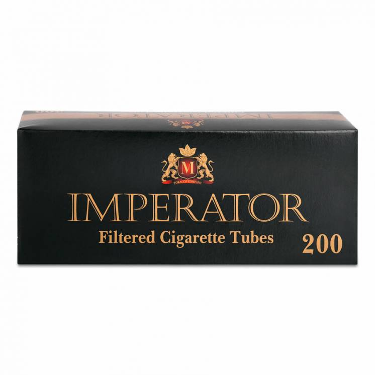 Гильзы для набивки сигарет Tubes IMPERATOR BLACK 200 в ДымЛюкс