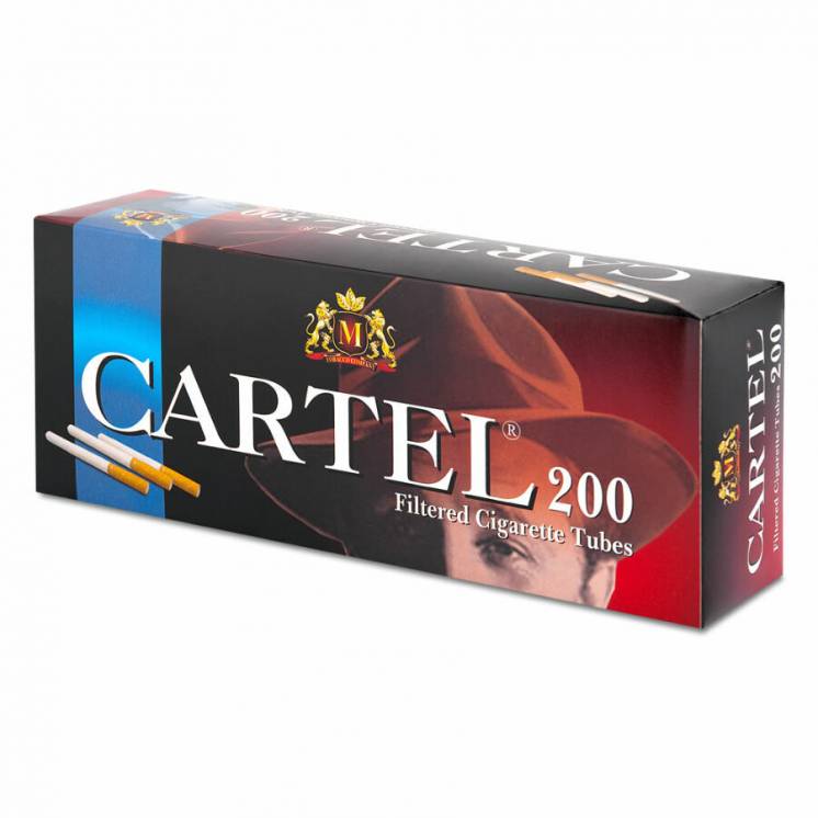 Гильзы для набивки сигарет Tubes CARTEL 200 в ДымЛюкс