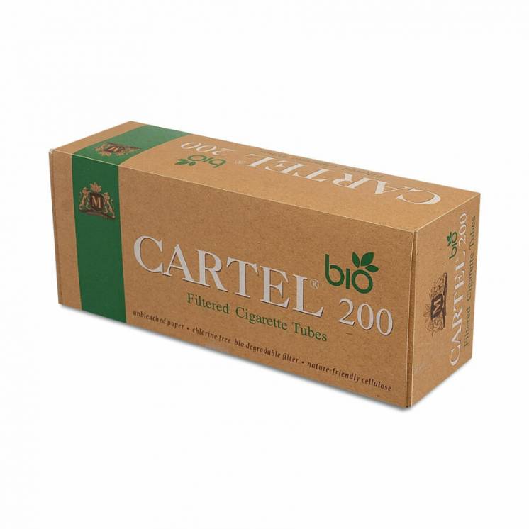 Гильзы для набивки сигарет Cartel BIO 200 в ДымЛюкс