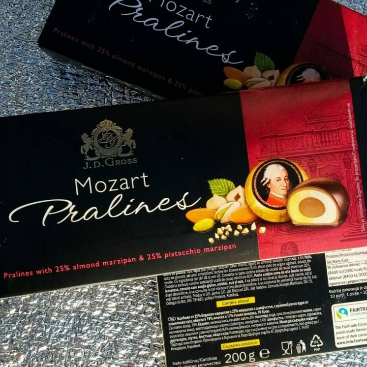 Цукерки Mozart Pralines