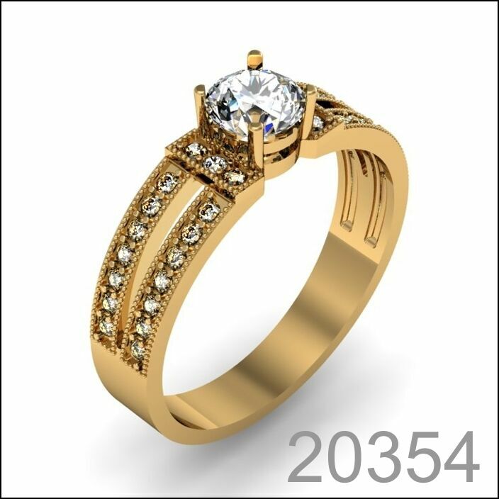 Золотое кольцо 585 пробы, не магазинные цены (20354)