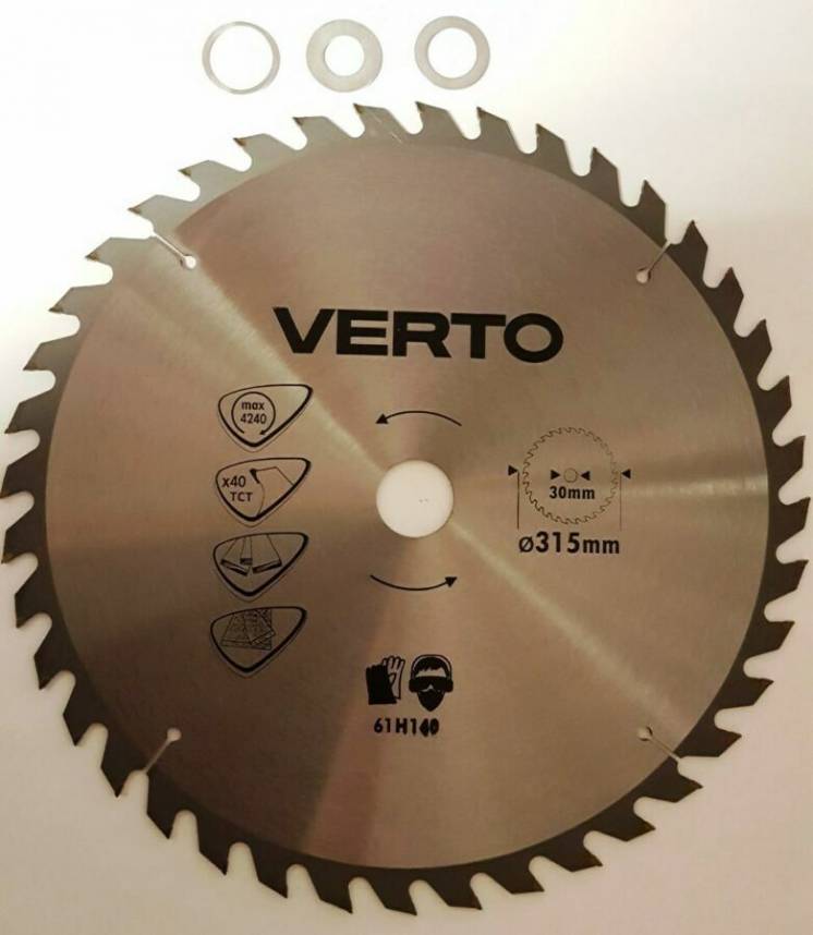 Пильный диск Verto 61H140 (315 мм 40 z)