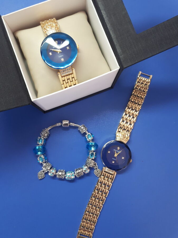 Женские наручные часы Baosaili с браслетом в комплекте