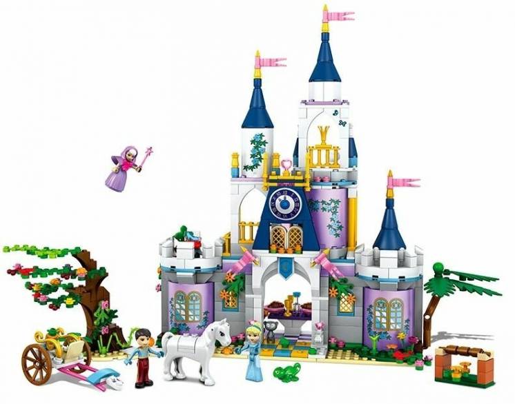 Конструктор JVToy Замок Золушки 667 деталей (аналог Lego Disney) Новый