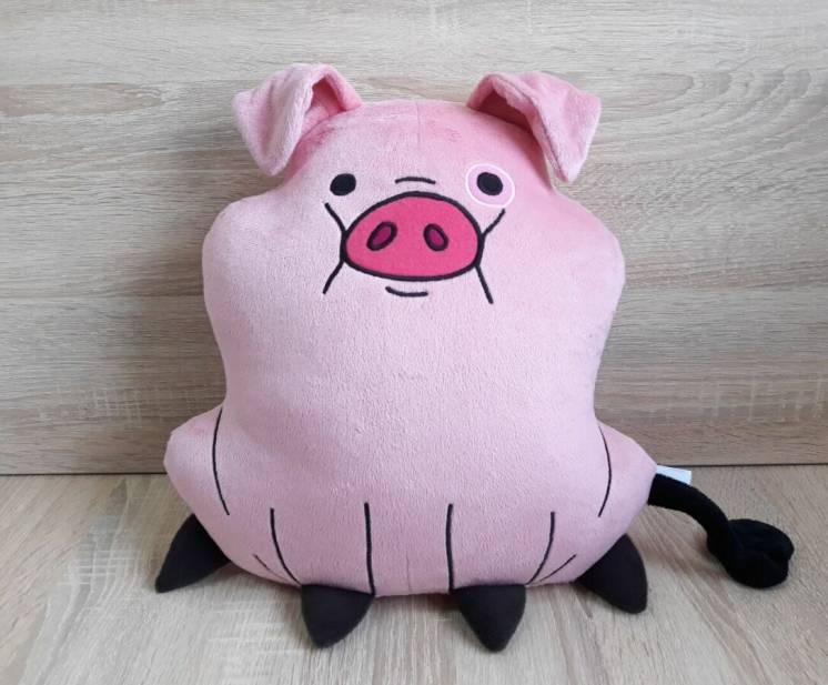 Мягкая игрушка - подушка свинка пухля из гравити фолз, ручная работа