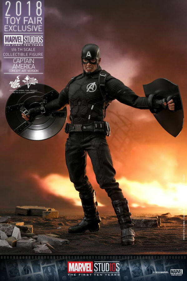 Продам б/у фигурку 1/6 Hot Toys Mms488 Captain America Concept Art