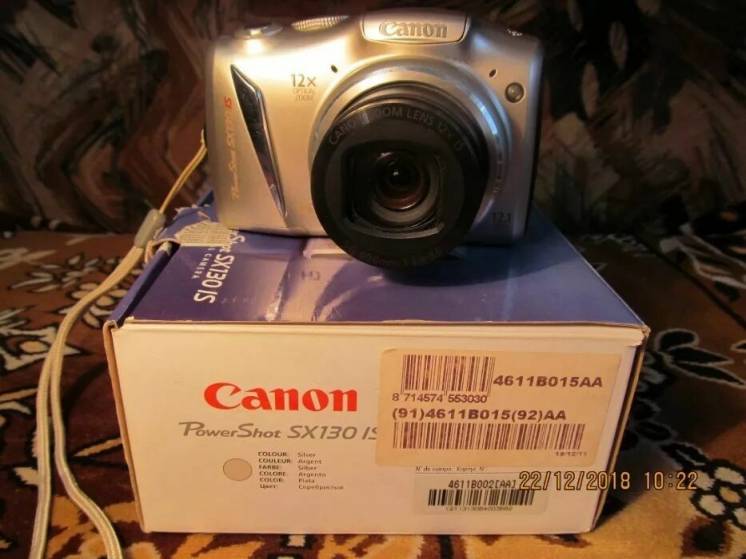Canon PowerShot SX130 IS.Новый.Коробочный комплект