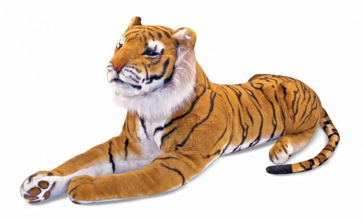 Брендовая мягкая игрушка Melissa&Doug Плюшевый тигр