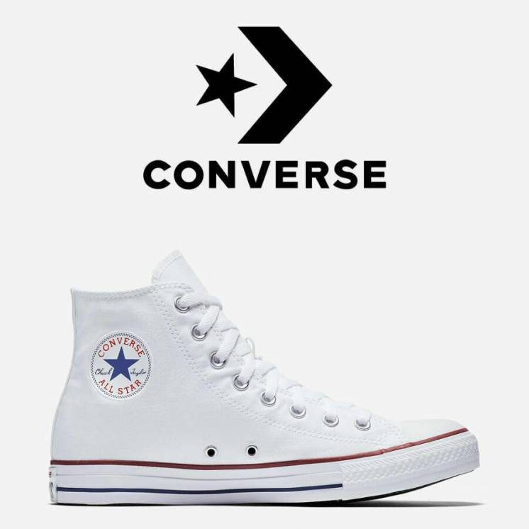 Кеды Converse All Star Оригинал Белые Конверсы M7650C