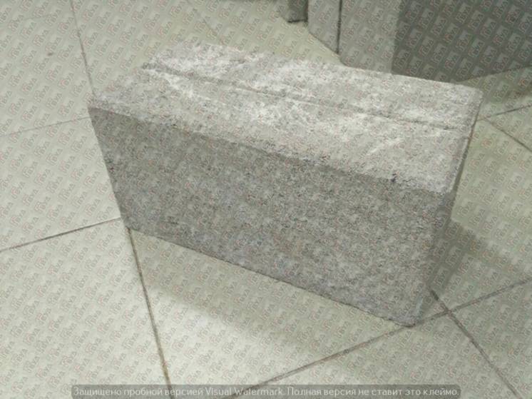 Блок полнотелый бетонит 390*190*188  шлакоблок м100