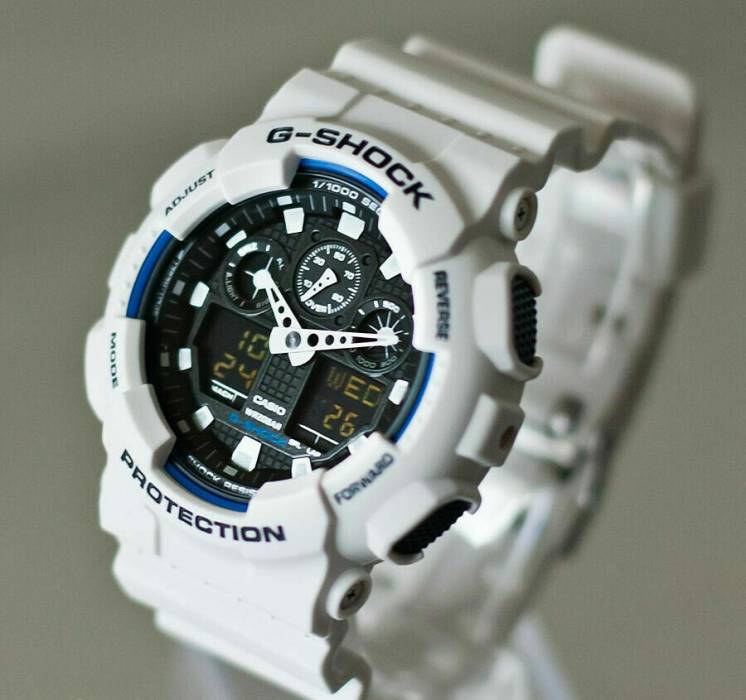 Часы Casio G-Shock white-black