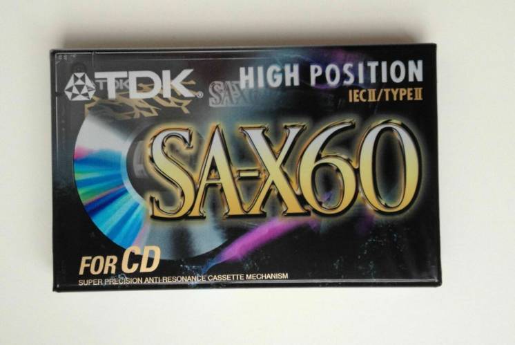 Продам кассету TDK SA-X 60 1997