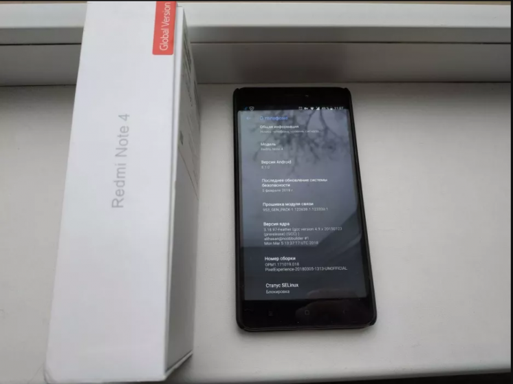 Xiaomi Redmi Note 4 3/32 Gb Black Snapdragon 625 Global Version