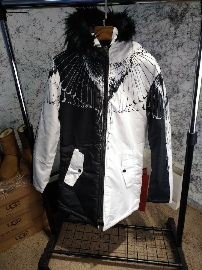 Куртка Marcelo Burlon Talca Alpha Parka Jacket Black/White