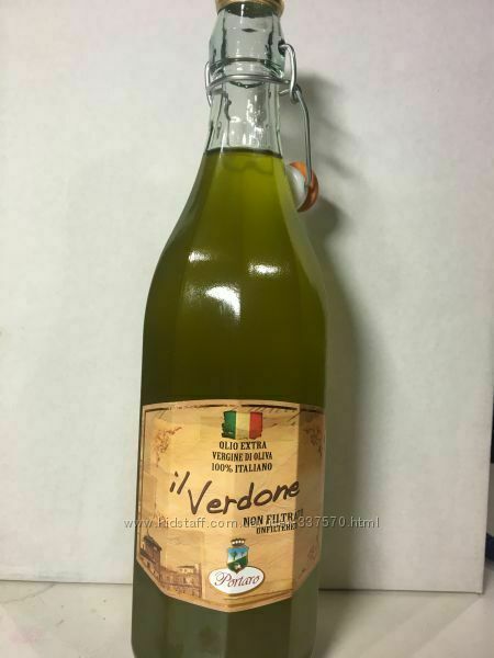olio extra vergine di oliva NON FILTRATO 1L Италия