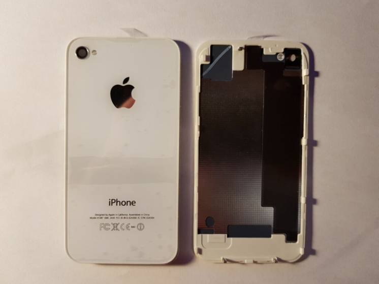 Задняя крышка для iPhone 4S, белая